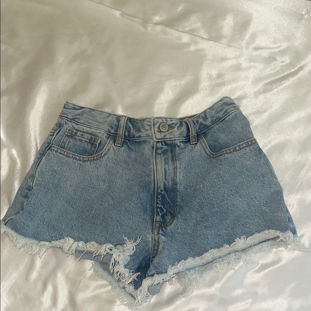 PacSun Denim Blue Festival Shorts